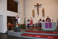 Der heilige Nikolaus in "Heilig Kreuz" Zierenberg